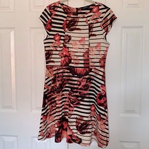 Floral Striped Dress